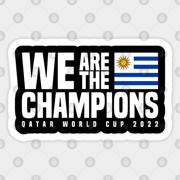 Qatar World Cup Champions 2022 - Uruguay Sticker by Den Vector